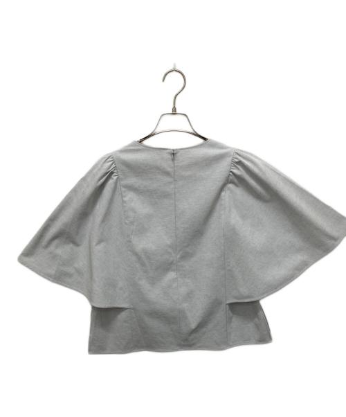 UNITED ARROWS（ユナイテッドアローズ）UNITED ARROWS (ユナイテッドアローズ) RIRANCHA ツイル ブラウス ライトグレー サイズ:Free 未使用品の古着・服飾アイテム