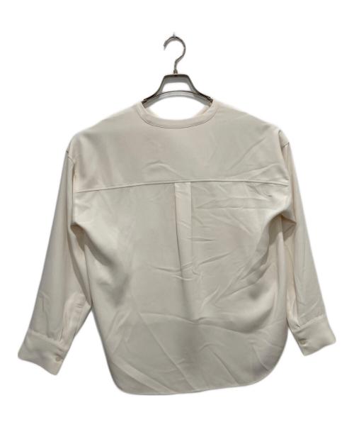 Noble（ノーブル）Noble (ノーブル) ワークディテールドレープシャツ アイボリー サイズ:FREEの古着・服飾アイテム