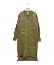 NIGEL CABOURN（ナイジェルケーボン）の古着「ニットワンピース」｜ベージュ