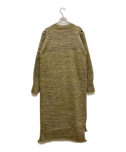 NIGEL CABOURN（ナイジェルケーボン）NIGEL CABOURN (ナイジェルケーボン) ニットワンピース ベージュ サイズ:6の古着・服飾アイテム
