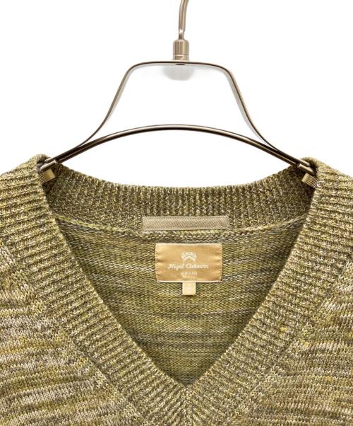 NIGEL CABOURN（ナイジェルケーボン）NIGEL CABOURN (ナイジェルケーボン) ニットワンピース ベージュ サイズ:6の古着・服飾アイテム