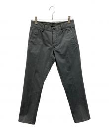 INCOTEX（インコテックス）の古着「ギャバジン 製品染め ガーメントダイ スラックス」｜グレー