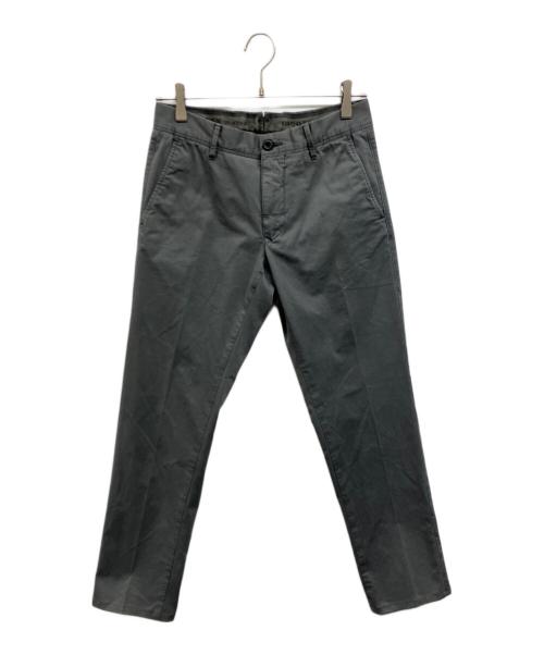 INCOTEX（インコテックス）INCOTEX (インコテックス) ギャバジン 製品染め ガーメントダイ スラックス グレー サイズ:W28の古着・服飾アイテム