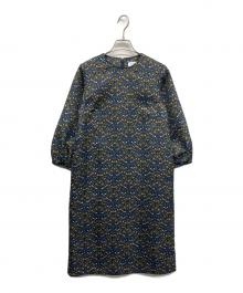 MACKINTOSH PHILOSOPHY（マッキントッシュ フィロソフィー）の古着「Snowblue Gardenサックドレス」｜ブラック