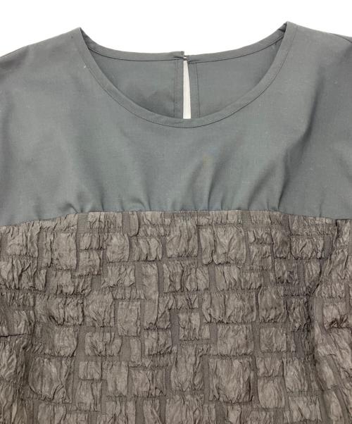 BARNEYS NEWYORK（バーニーズ・ニューヨーク）BARNEYS NEWYORK (バーニーズ・ニューヨーク) ウォッシャブル レイヤードブラウス ブラック サイズ:Freeの古着・服飾アイテム