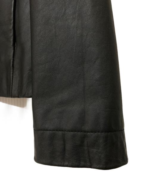 GAP（ギャップ）GAP (ギャップ) 00'sスタンドカラーレザージャケット ブラック サイズ:Sの古着・服飾アイテム
