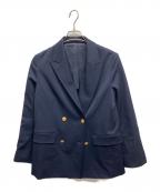Spick and Spanスピック＆スパン）の古着「ドライツイルダブルブレストジャケット」｜ネイビー