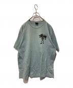 stussyステューシー）の古着「Stickman Tee」｜ブルー