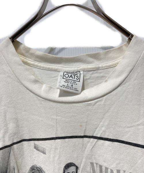 WILD OATS（ワイルド オーツ）WILD OATS (ワイルド オーツ) 90s ヴィンテージTシャツ ホワイト サイズ:Ｌの古着・服飾アイテム