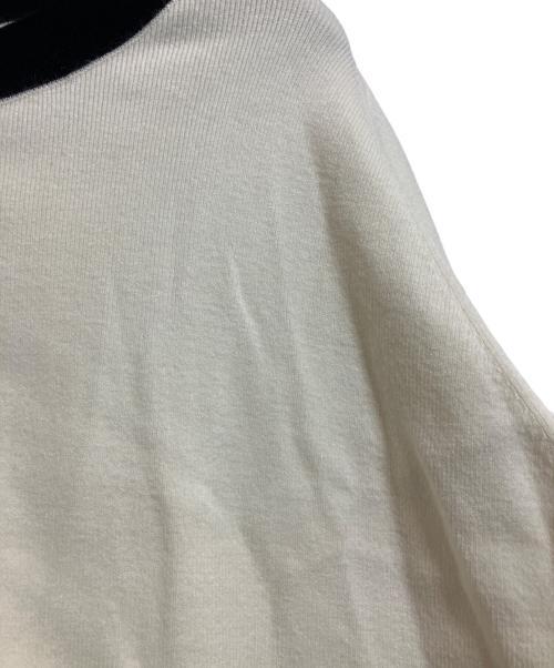 MADISON BLUE（マディソンブルー）MADISON BLUE (マディソンブルー) NO COLLAR SHORT JK アイボリー×ブラック サイズ:XSの古着・服飾アイテム