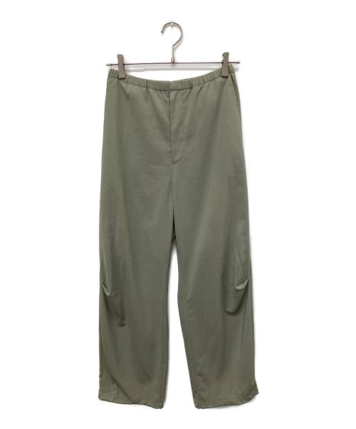 MIESROHE（ミースロエ）MIESROHE (ミースロエ) コンフォートワイドパンツ グリーン サイズ:１の古着・服飾アイテム