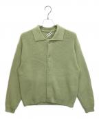 SOFTHYPHENソフトハイフン）の古着「ニットカーディガン」｜グリーン