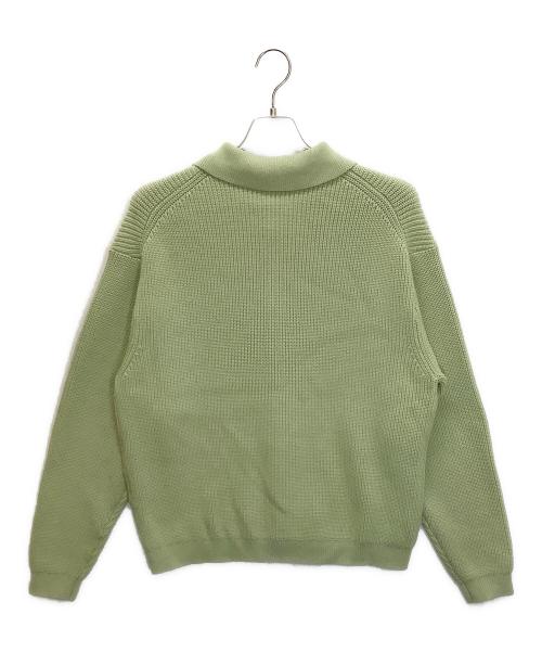 SOFTHYPHEN（ソフトハイフン）SOFTHYPHEN (ソフトハイフン) ニットカーディガン グリーン サイズ:2の古着・服飾アイテム