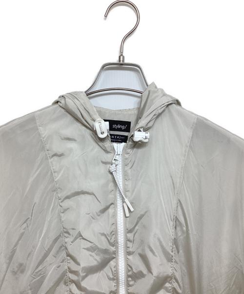 styling/（スタイリング）styling/ (スタイリング) パラシュート ロングコート ライトグレーの古着・服飾アイテム