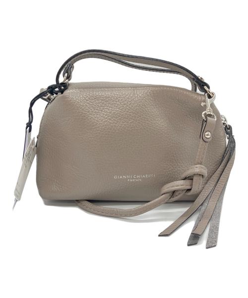 GIANNI CHIARINI（ジャンニ キアリーニ）GIANNI CHIARINI (ジャンニ キアリーニ) ALIFA/アリファレザーショルダーバッグ グレーの古着・服飾アイテム
