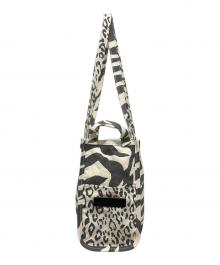 amiacalva（アミアカルヴァ）の古着「LEOPARD EASY BAG S」｜ホワイト
