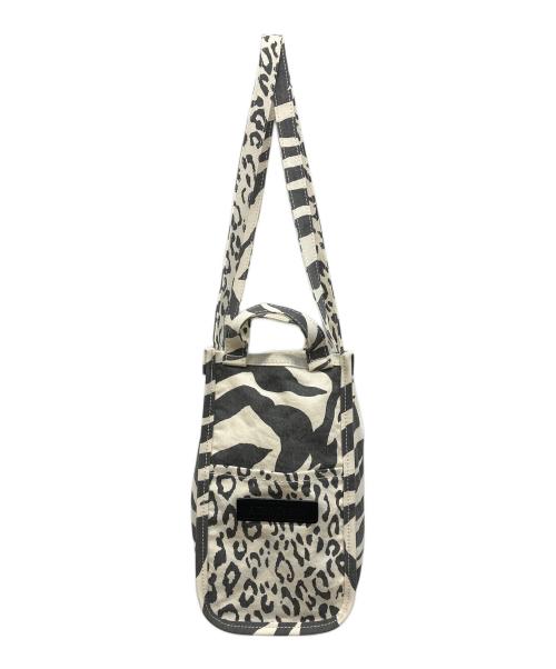 amiacalva（アミアカルヴァ）amiacalva (アミアカルヴァ) LEOPARD EASY BAG S ホワイトの古着・服飾アイテム
