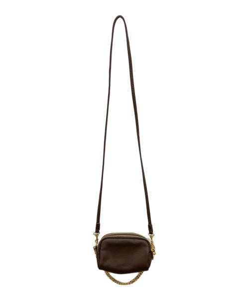 AULENTTI（オウレンティ）AULENTTI (オウレンティ) FRAMeWORK (フレームワーク) アクセサリーポーチショルダーBAG ブラウンの古着・服飾アイテム