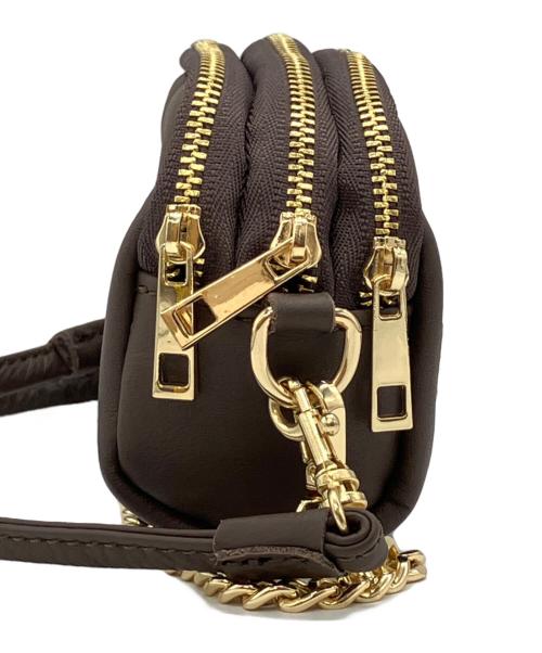 AULENTTI（オウレンティ）AULENTTI (オウレンティ) FRAMeWORK (フレームワーク) アクセサリーポーチショルダーBAG ブラウンの古着・服飾アイテム