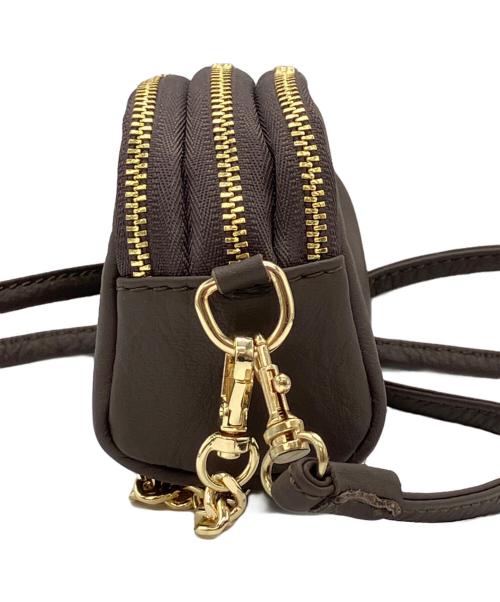 AULENTTI（オウレンティ）AULENTTI (オウレンティ) FRAMeWORK (フレームワーク) アクセサリーポーチショルダーBAG ブラウンの古着・服飾アイテム