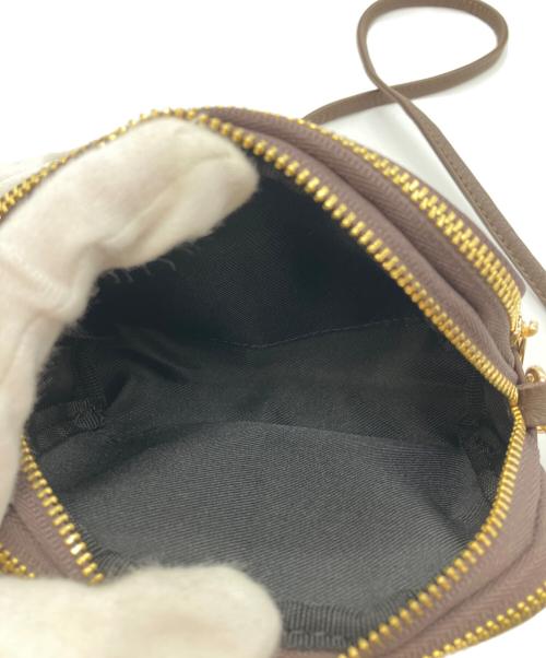 AULENTTI（オウレンティ）AULENTTI (オウレンティ) FRAMeWORK (フレームワーク) アクセサリーポーチショルダーBAG ブラウンの古着・服飾アイテム