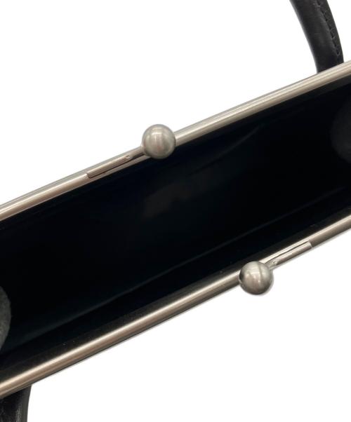 BIGOTRE（ビゴター）BIGOTRE (ビゴター) がま口ハンドバッグ ブラックの古着・服飾アイテム