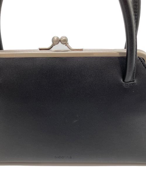 BIGOTRE（ビゴター）BIGOTRE (ビゴター) がま口ハンドバッグ ブラックの古着・服飾アイテム