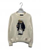 POLO RALPH LAURENポロ・ラルフローレン）の古着「ポロベアニット」｜アイボリー