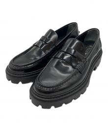 TOD'S（トッズ）の古着「ゴマペザンテローファー」｜ブラック