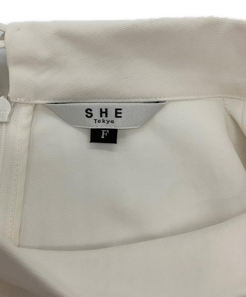 SHE TOKYO（シートーキョー）SHE TOKYO (シートーキョー) ブラウス  S-BL-17 ホワイト サイズ:Freeの古着・服飾アイテム