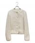 DES PRES（デ プレ）の古着「ドロップレットジャカード クルーネックジャケット」｜ライトベージュ