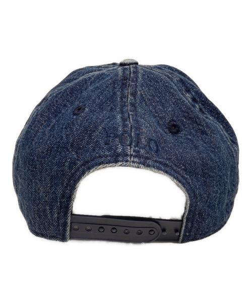 POLO RALPH LAUREN（ポロ・ラルフローレン）POLO RALPH LAUREN (ポロ・ラルフローレン) デニム キャップ インディゴ サイズ:サイズ詳細参照の古着・服飾アイテム