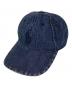 POLO RALPH LAUREN（ポロ・ラルフローレン）の古着「デニム キャップ」｜インディゴ