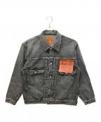 FULLCOUNTフルカウント）の古着「2102BK デニムジャケット」｜ブラック