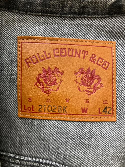 FULLCOUNT（フルカウント）FULLCOUNT (フルカウント) 2102BK デニムジャケット ブラック サイズ:42の古着・服飾アイテム