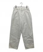 SO SHOP & HOSTELソーショップ＆ホステ）の古着「デニムパンツ」｜ホワイト