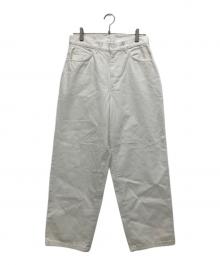 SO SHOP & HOSTEL（ソーショップ＆ホステ）の古着「デニムパンツ」｜ホワイト