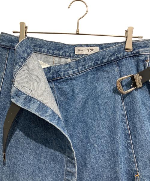 TOGA TOO（トーガ・トゥ）TOGA TOO (トーガ・トゥ) Denim wrap skirt インディゴ サイズ:Sの古着・服飾アイテム