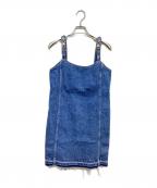 TOGA TOOトーガ・トゥ）の古着「DENIM BUSTIER」｜インディゴ
