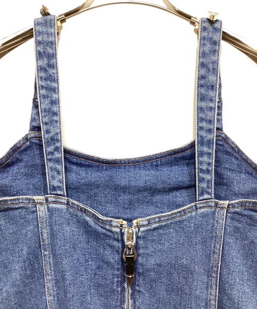 TOGA TOO（トーガ・トゥ）TOGA TOO (トーガ・トゥ) DENIM BUSTIER インディゴ サイズ:Sの古着・服飾アイテム