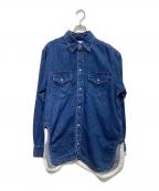 TOGA TOOトーガ・トゥ）の古着「DENIM SHIRT　TZ252-FJ947」｜インディゴ