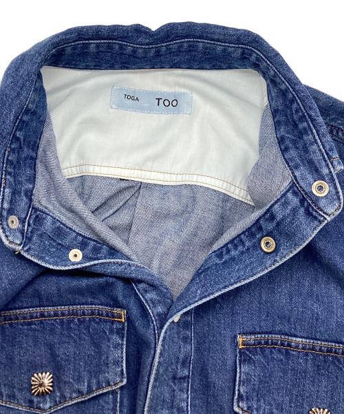 TOGA TOO（トーガ・トゥ）TOGA TOO (トーガ・トゥ) DENIM SHIRT　TZ252-FJ947 インディゴ サイズ:M 未使用品の古着・服飾アイテム