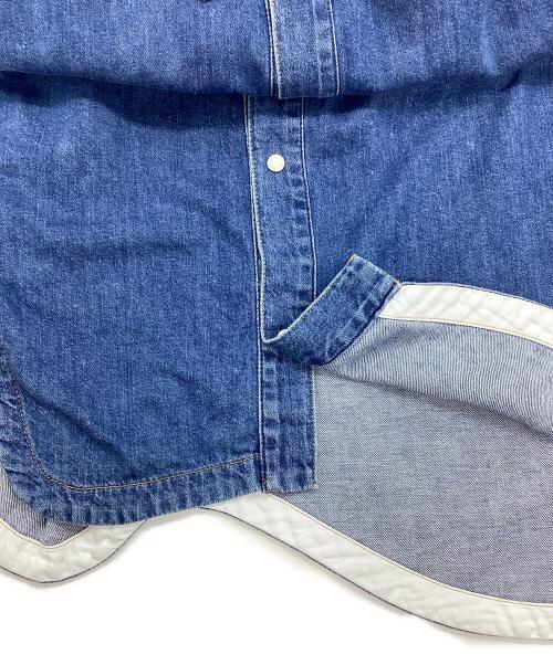 TOGA TOO（トーガ・トゥ）TOGA TOO (トーガ・トゥ) DENIM SHIRT　TZ252-FJ947 インディゴ サイズ:M 未使用品の古着・服飾アイテム