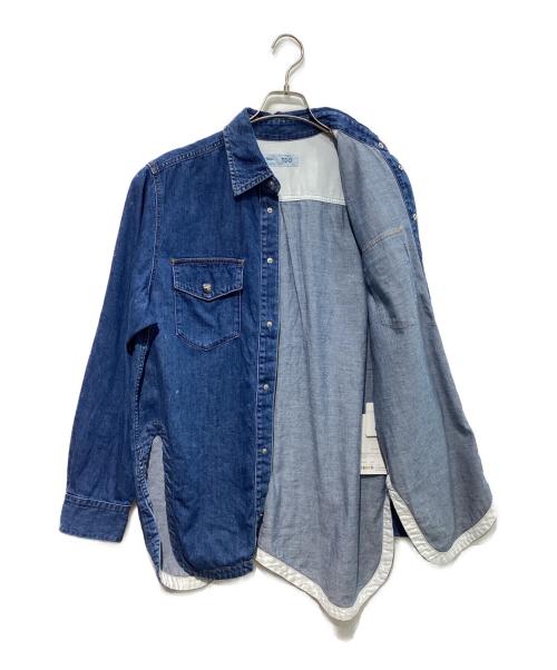 TOGA TOO（トーガ・トゥ）TOGA TOO (トーガ・トゥ) DENIM SHIRT　TZ252-FJ947 インディゴ サイズ:M 未使用品の古着・服飾アイテム