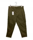 SOPHNET.ソフネット）の古着「COTTON STRETCH TWILL TAPERED CROPPED PANTS」｜カーキ