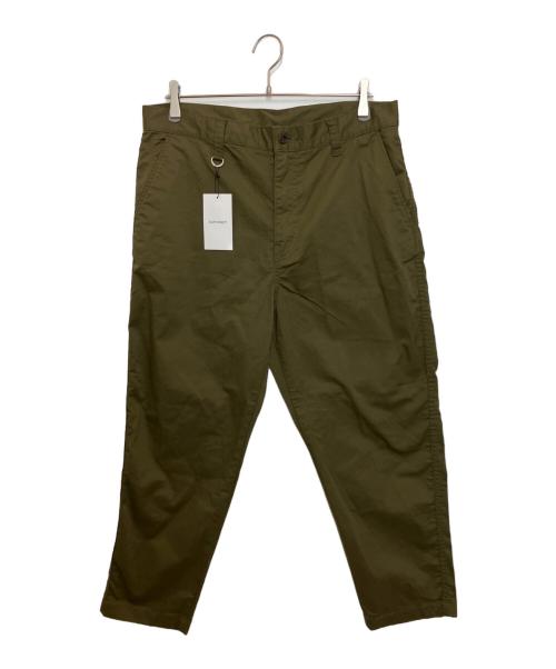 SOPHNET.（ソフネット）SOPHNET. (ソフネット) COTTON STRETCH TWILL TAPERED CROPPED PANTS カーキ サイズ:4 未使用品の古着・服飾アイテム