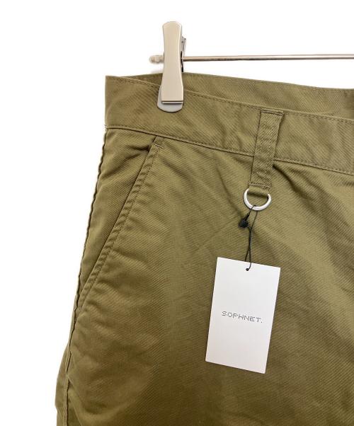 SOPHNET.（ソフネット）SOPHNET. (ソフネット) COTTON STRETCH TWILL TAPERED CROPPED PANTS カーキ サイズ:4 未使用品の古着・服飾アイテム