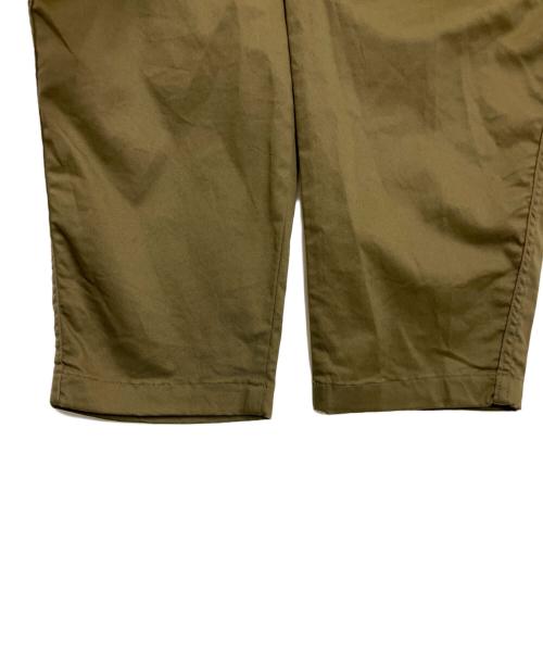 SOPHNET.（ソフネット）SOPHNET. (ソフネット) COTTON STRETCH TWILL TAPERED CROPPED PANTS カーキ サイズ:4 未使用品の古着・服飾アイテム