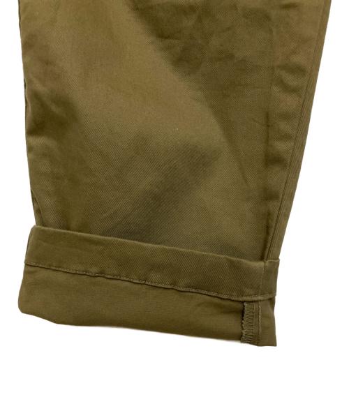SOPHNET.（ソフネット）SOPHNET. (ソフネット) COTTON STRETCH TWILL TAPERED CROPPED PANTS カーキ サイズ:4 未使用品の古着・服飾アイテム