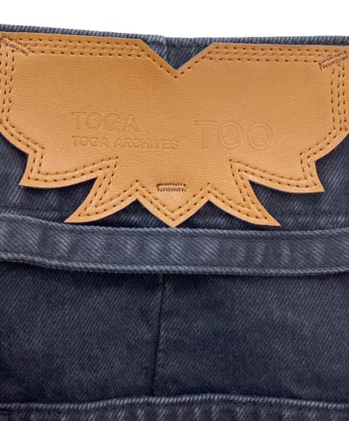 TOGA TOO（トーガ・トゥ）TOGA TOO (トーガ・トゥ) Denim pants ブラック サイズ:Sの古着・服飾アイテム